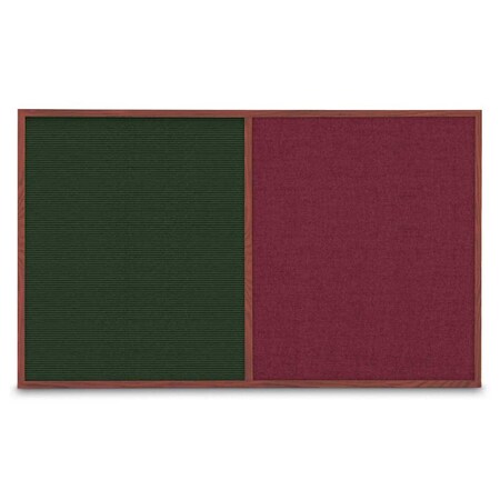United Visual Products Enclosed Corkboard, 1 Door, 18"x24", 4" Fra, UV3400-WHITE-KEYLIME UV3400-WHITE-KEYLIME